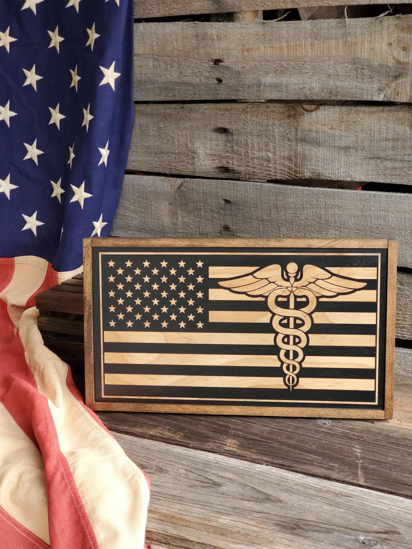 Medical Nursing Flag sign