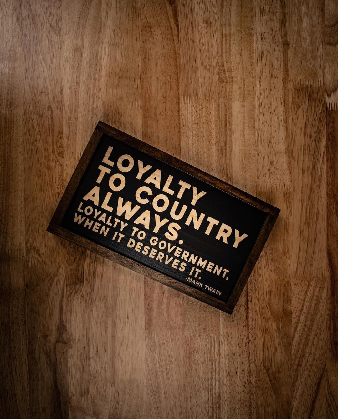 LOYALTY SIGN