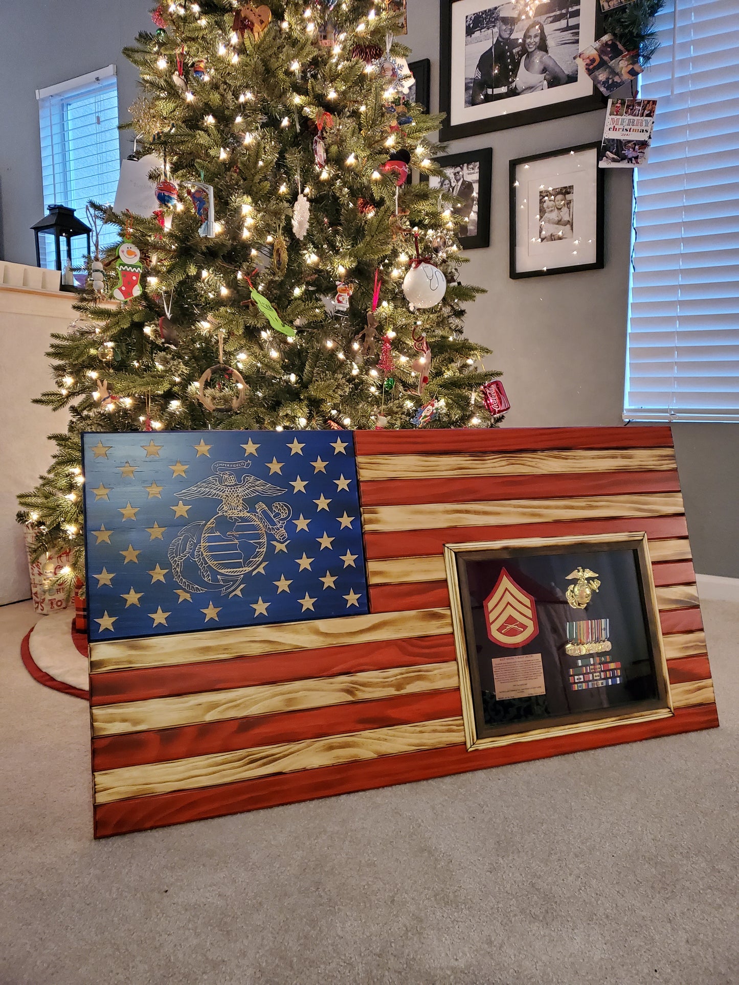 Traditional Flag Retirement Shadow Box