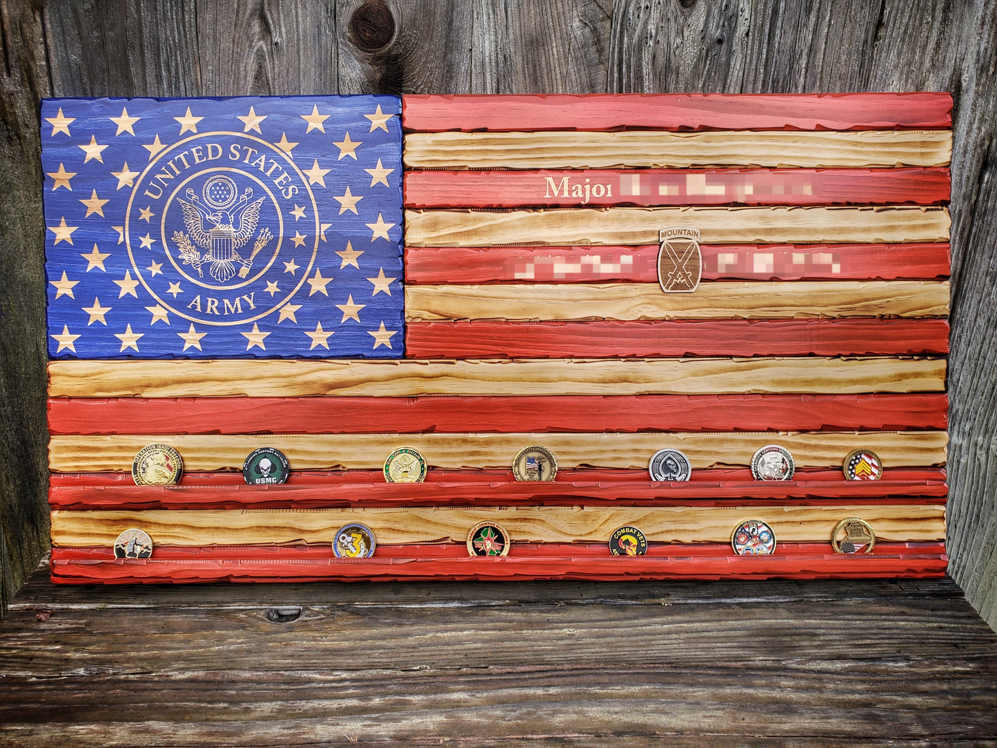 Traditional Flag Coin Rack