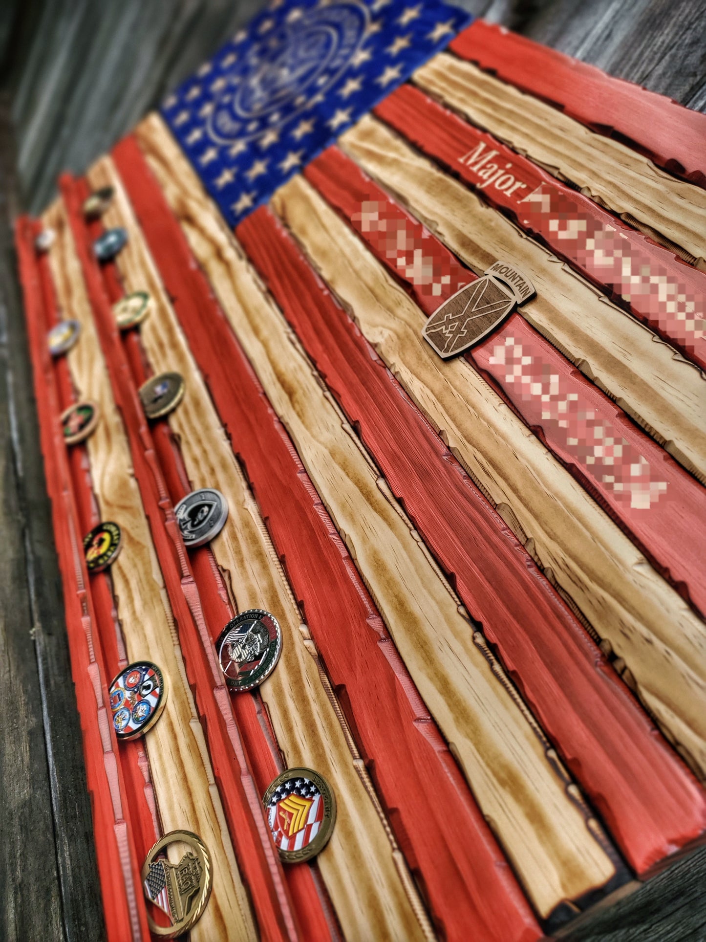 Traditional Flag Coin Rack