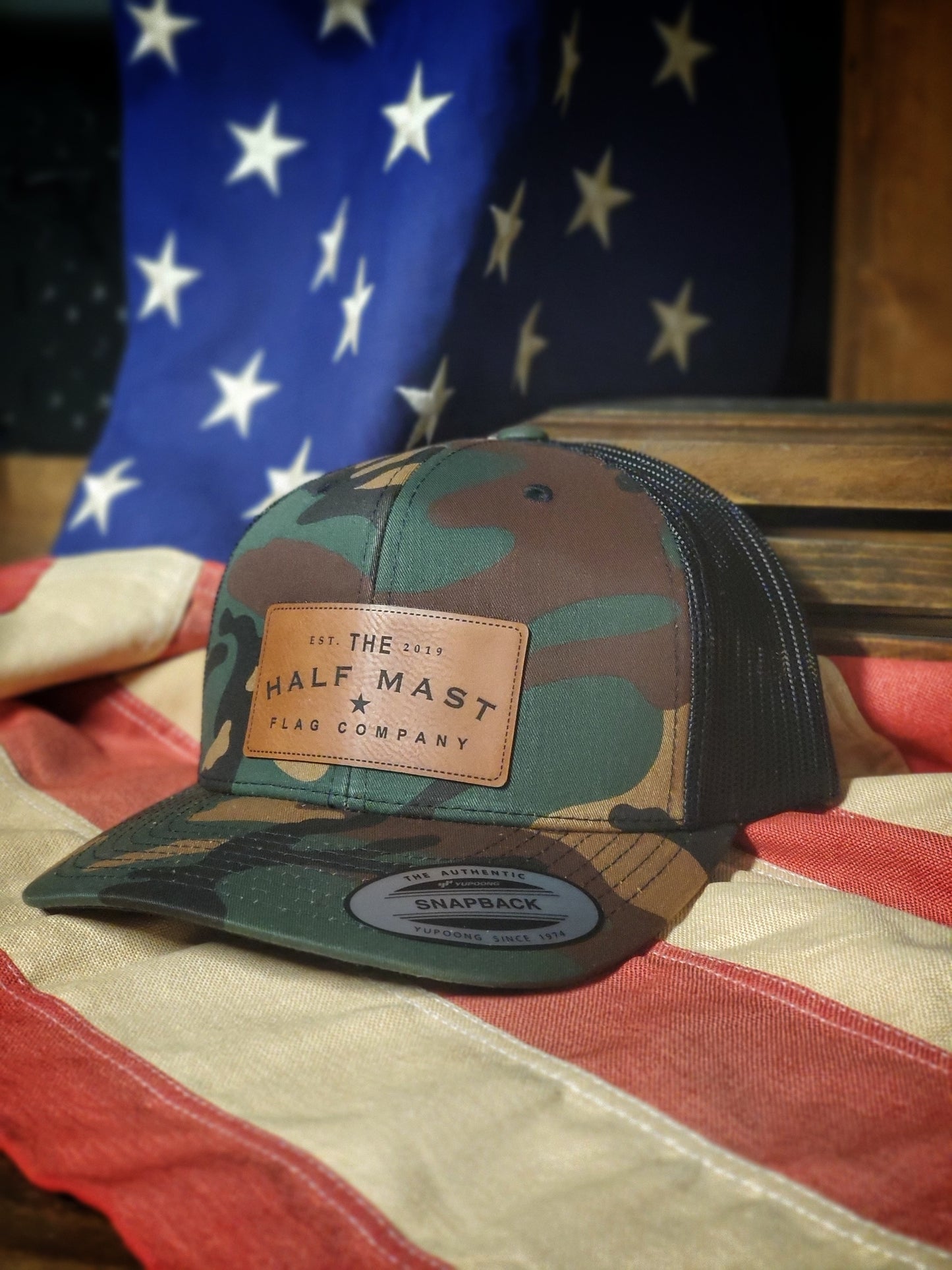 HMFC Iconic Trucker Hat Camo