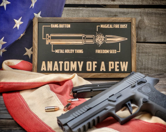 Anatomy of a Pew sign