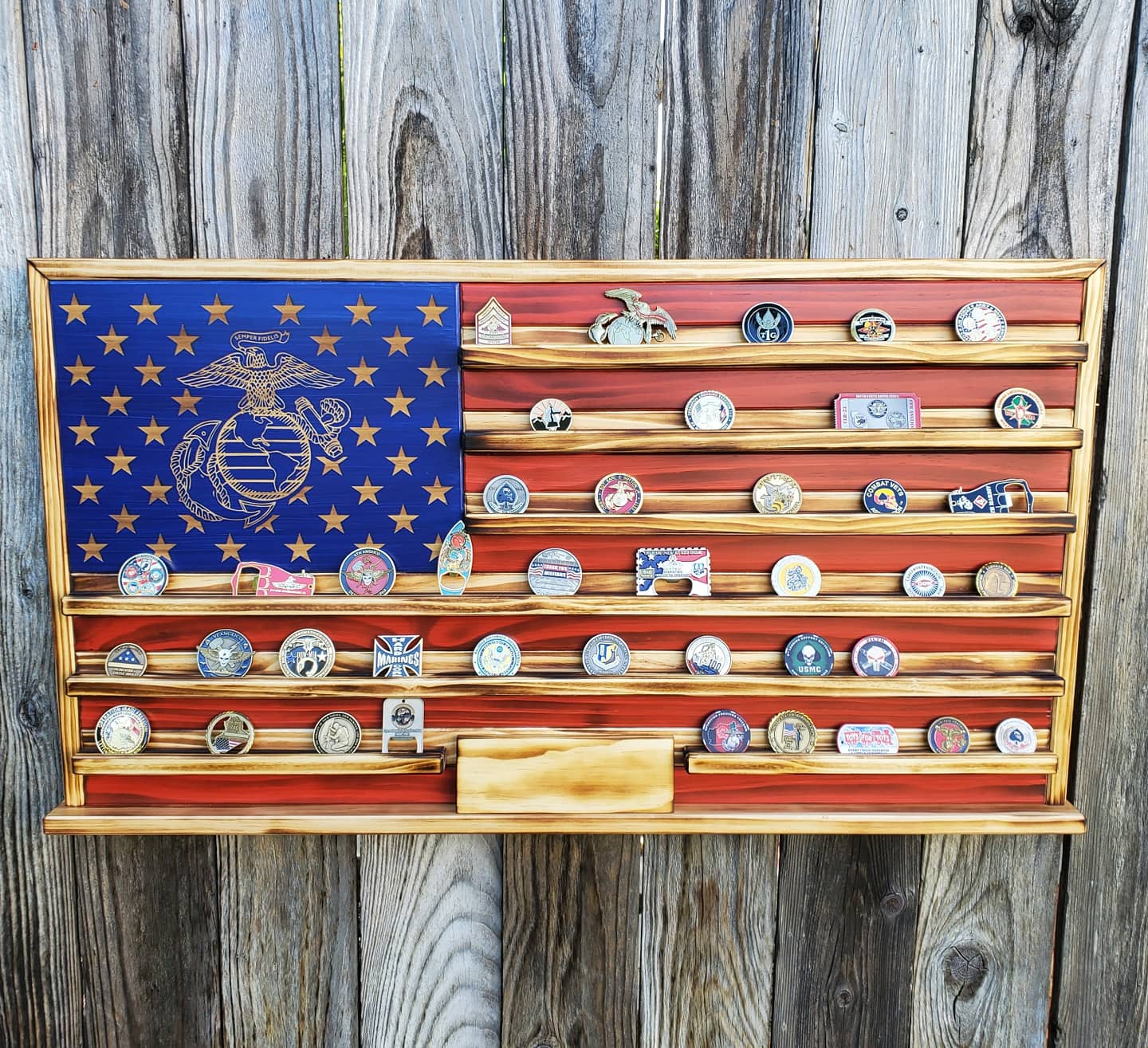 Traditional Flag Coin Rack